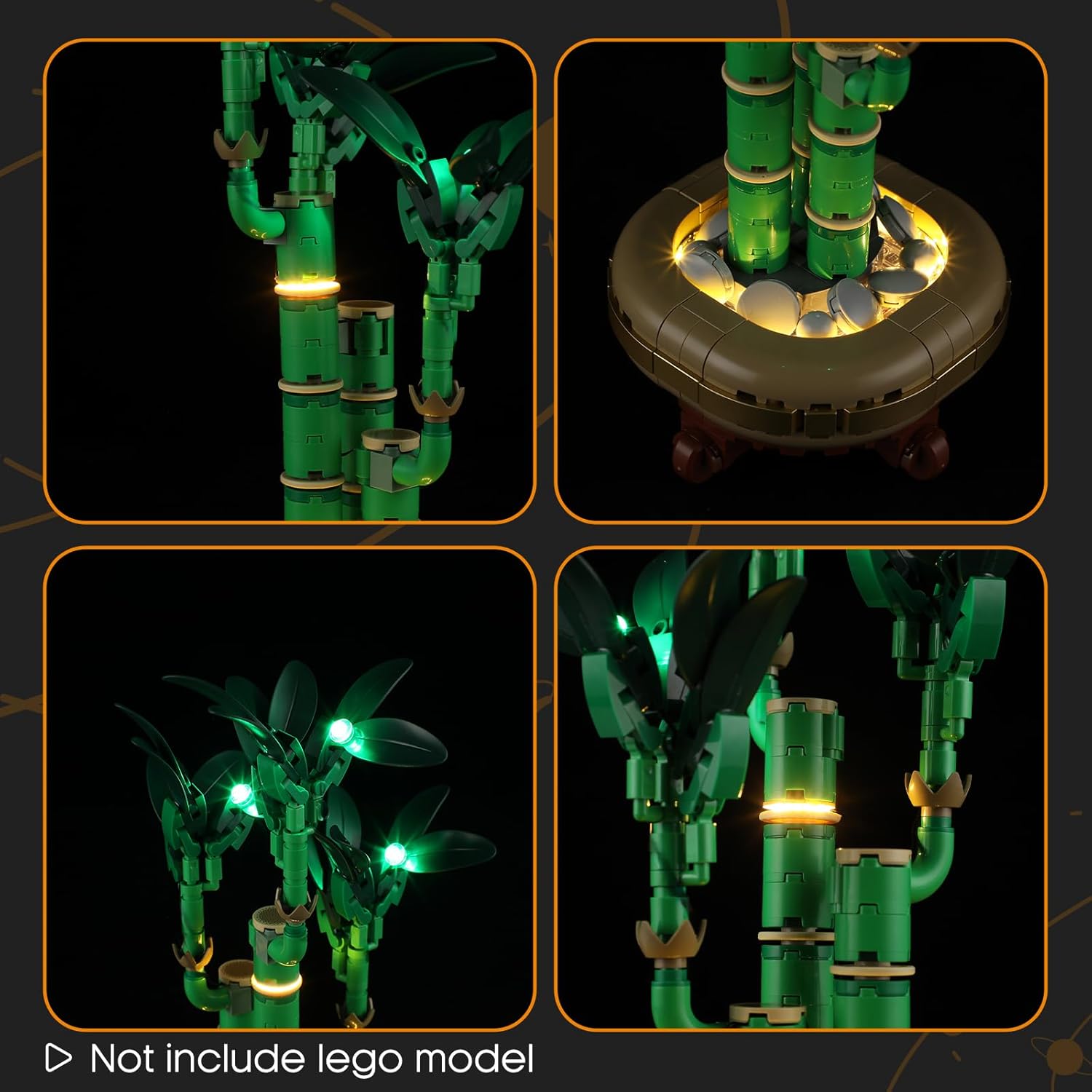 LIGHTAILING Light for Lego-10344 Lucky Bamboo - Led Lighting Kit Compatible with Lego Building Blocks Model - NOT Included The Model Set