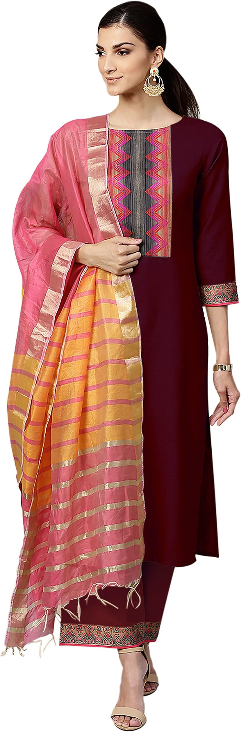 ALC CreationWomen's Cotton Kurta Set