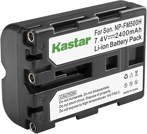 Miniatura 2 de Kastar Batería de repuesto para Sony NP-FM500H Infolithium M y Sony Alpha A900 A57 SLT-A57 A58 SLT-A58 A65 SLT-A65 A68 SLT-A68 ILA77 SLT-A77 II