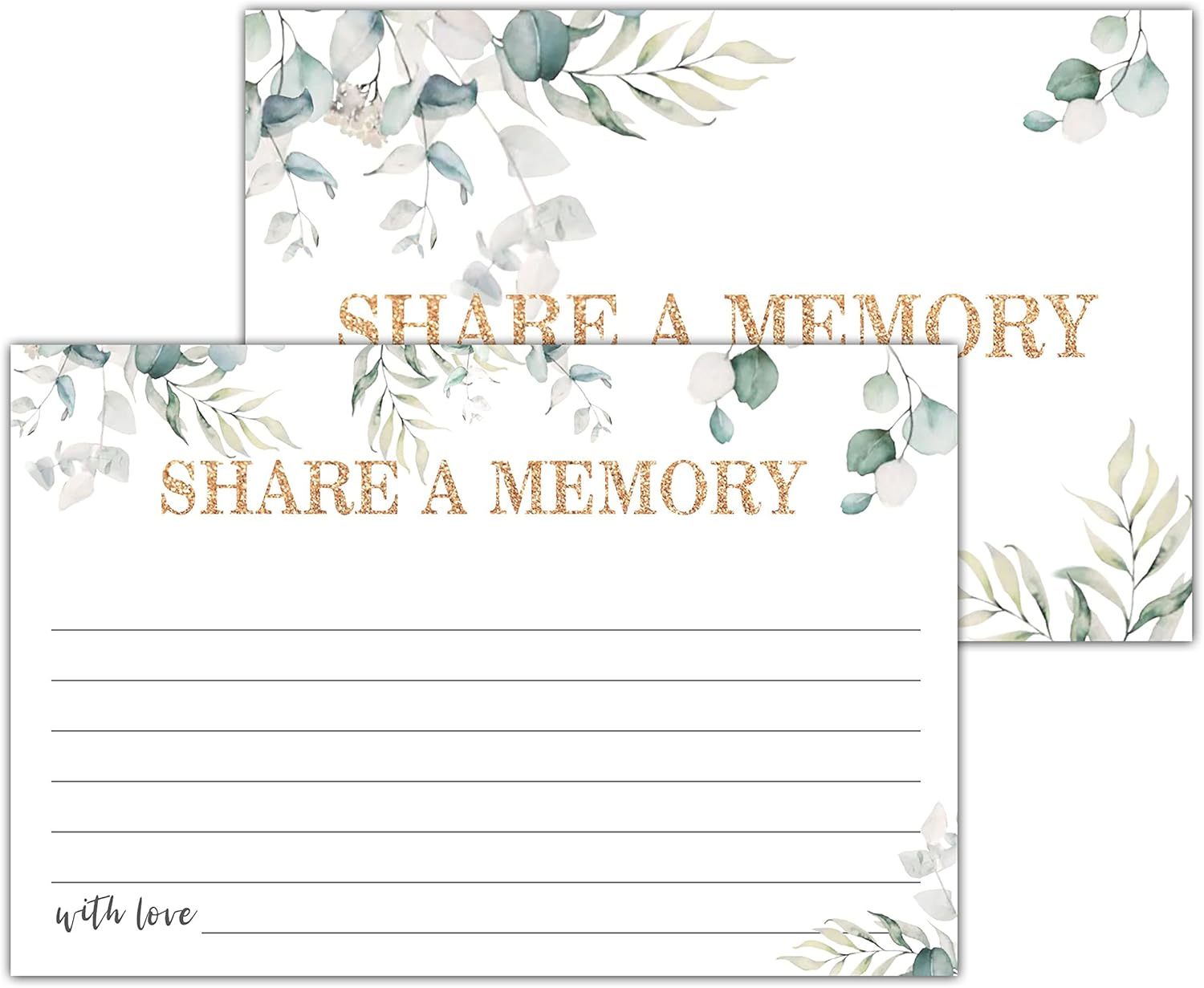 Greenery Share A Memory Cards, Celebration of Life