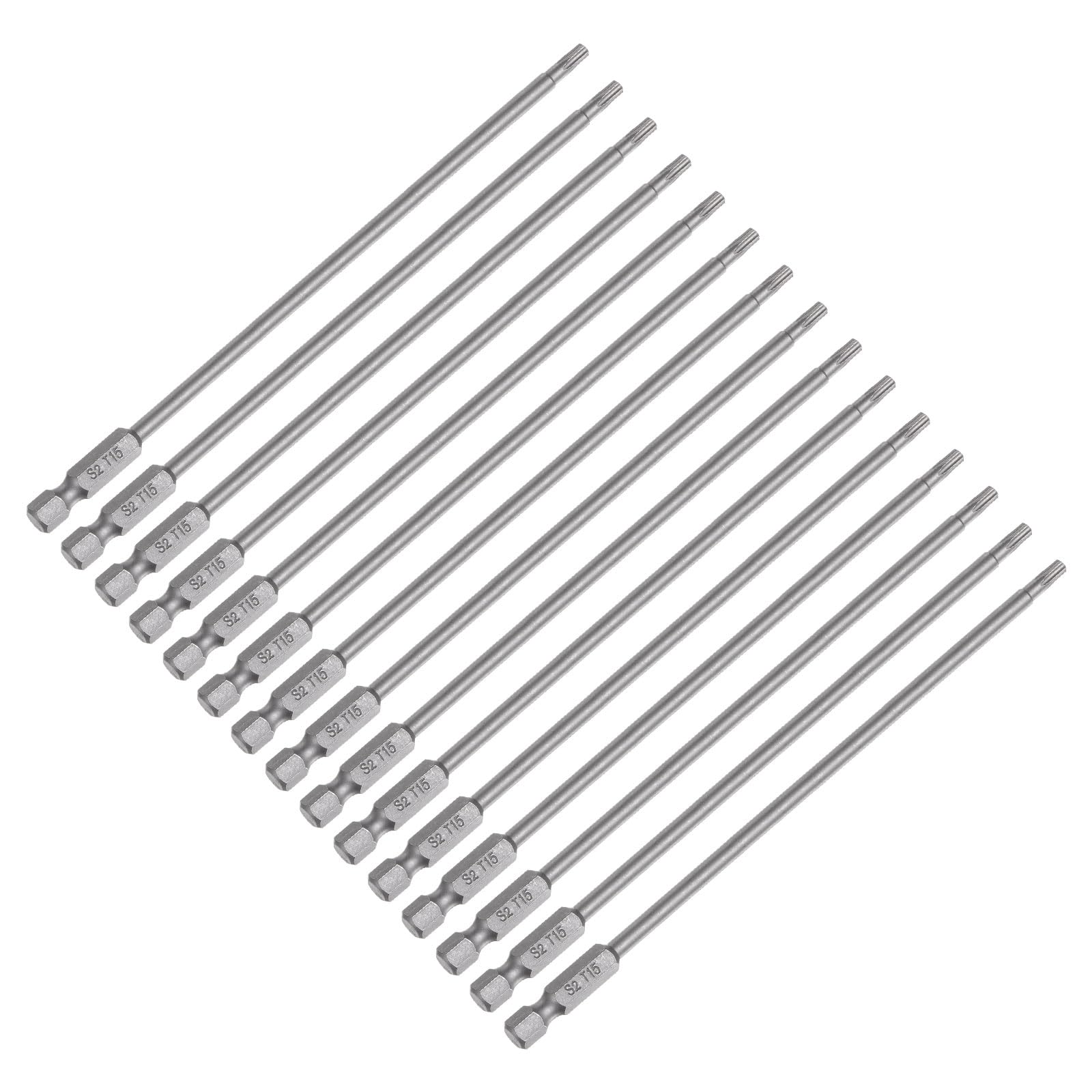 Embout de tournevis Torx T15 long anti-ripage pour extraire les vis bloquées en profondeur