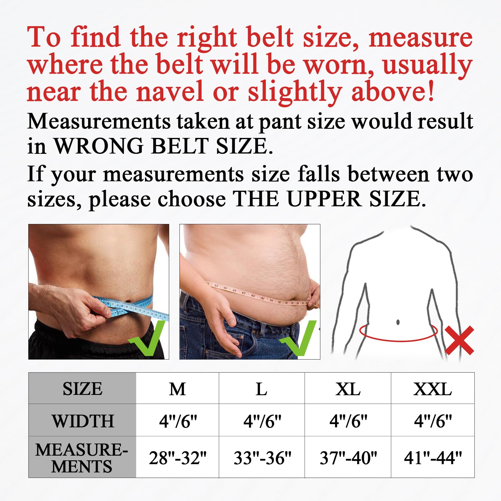 Cintura da palestra in pelle, 10,2 cm e 15,2 cm, supporto lombare imbottito, 10 fori regolabili per sollevamento pesi, powerlifting, bodybuilding, stacchi da terra, squat, allenamento di forza