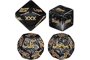 EXCEART 4pcs Sex Play Dice Games for Adult Couples Erotic Sex Dice...
