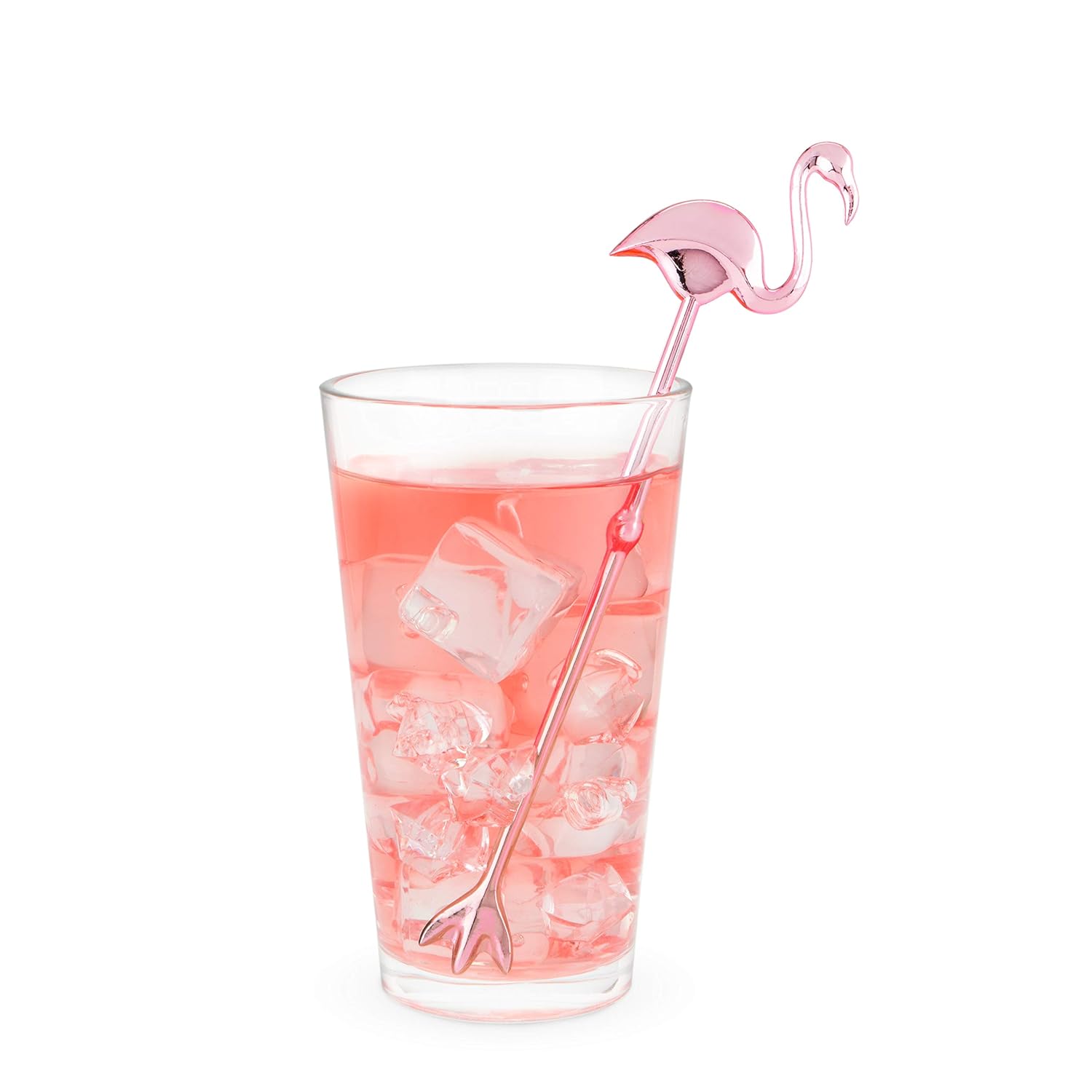 Blush 5182 Flock Flamingo Stir Sticks, 0.25" Height, 2.25" Width, 8.5" Length (Pack of 6)