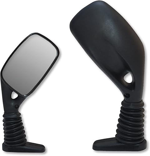 Ken Sean 97040 4 12" x 3 14" resistente a golpes moto de nievemotocicleta espejo (par)