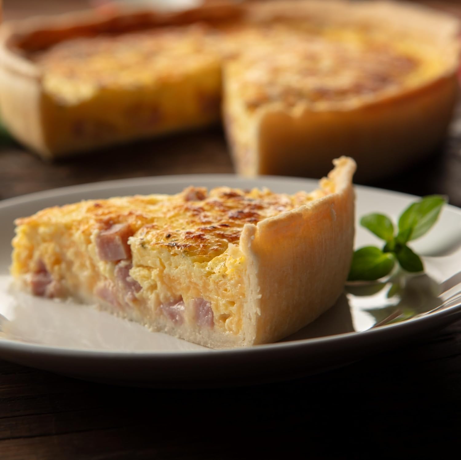 Burgers' Smokehouse Homebaked Ham & Cheese Quiche (9 Inch)