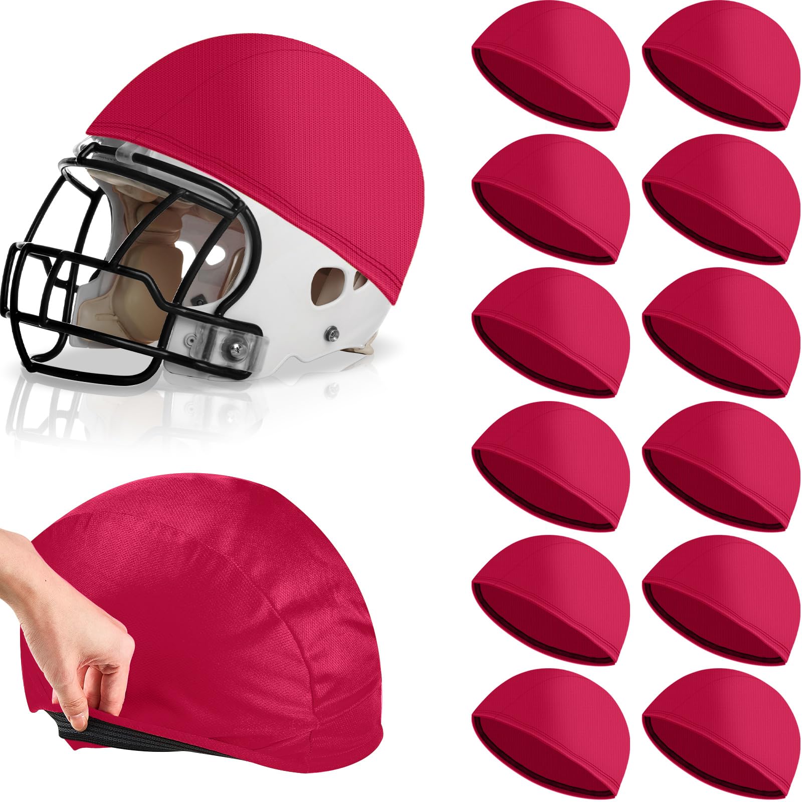 Ramede Housses de casque de football pour entraînement - Pour jeunes et adultes - Accessoires d'entraînement de football et de hockey - 26 cm de diamètre