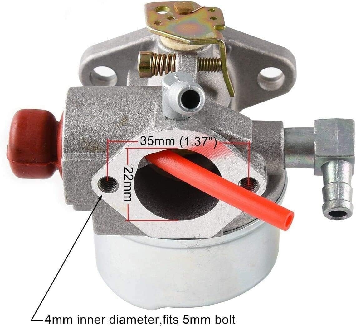 Carburetor & Air Filter for bolens MTD 3.50hp Model Number 25B-521A765 with a Tecumseh Engine