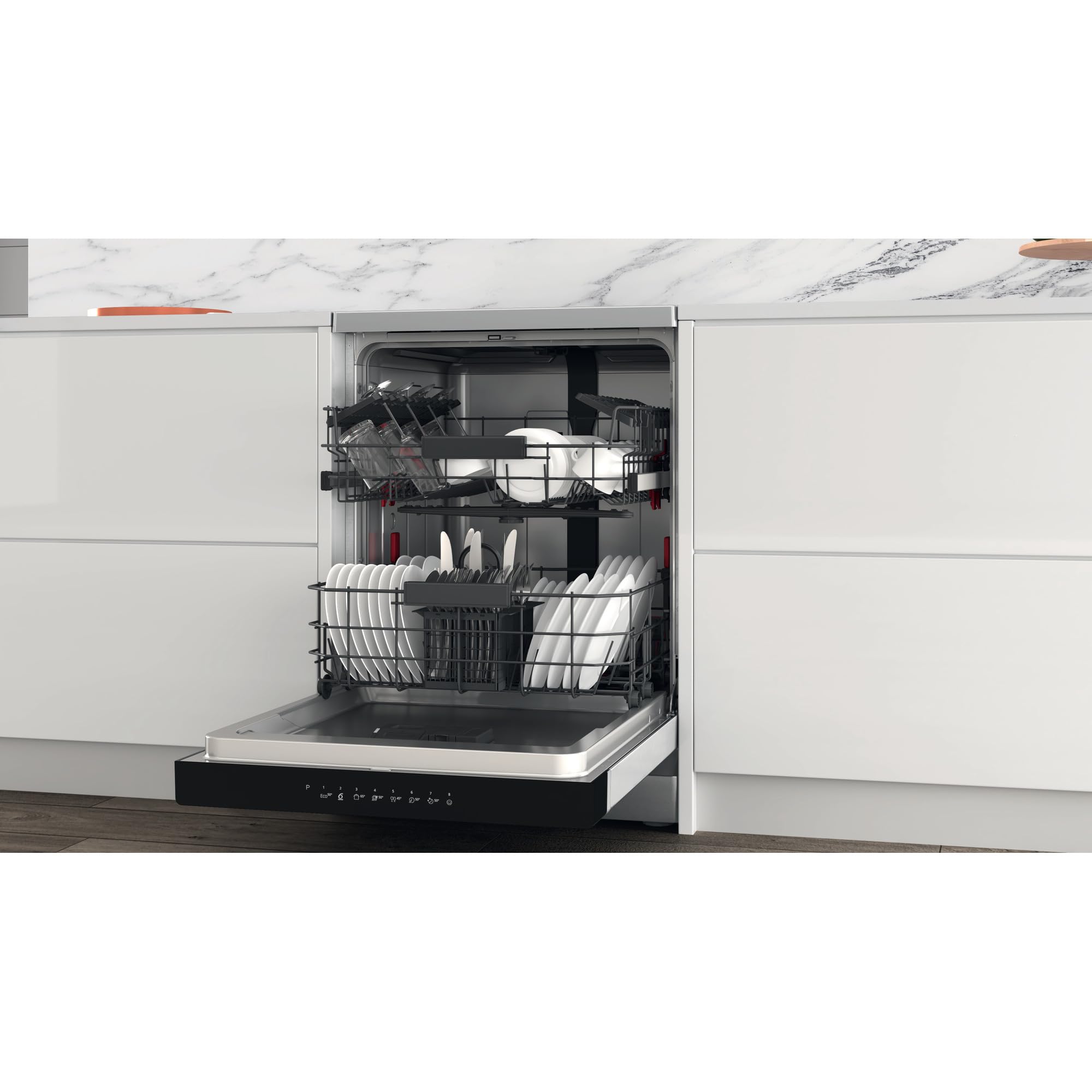 WFC3C42PX Lave-vaisselle 60cm 14 Couverts 42db Inox