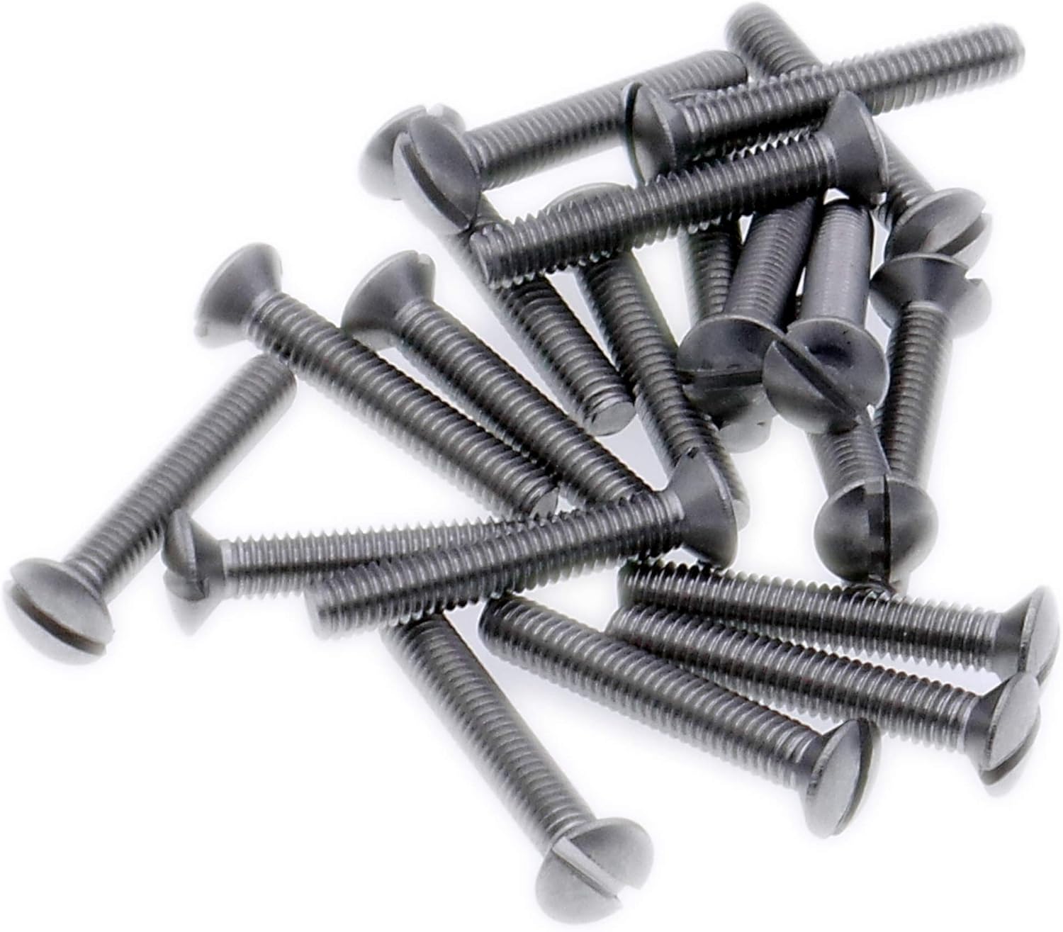 M5 (5mm x 16mm) Slot Raised Countersunk Machine Screw (Bolt) - Stainless Steel (A2) (Pack of 20), M5 x 16 - A2