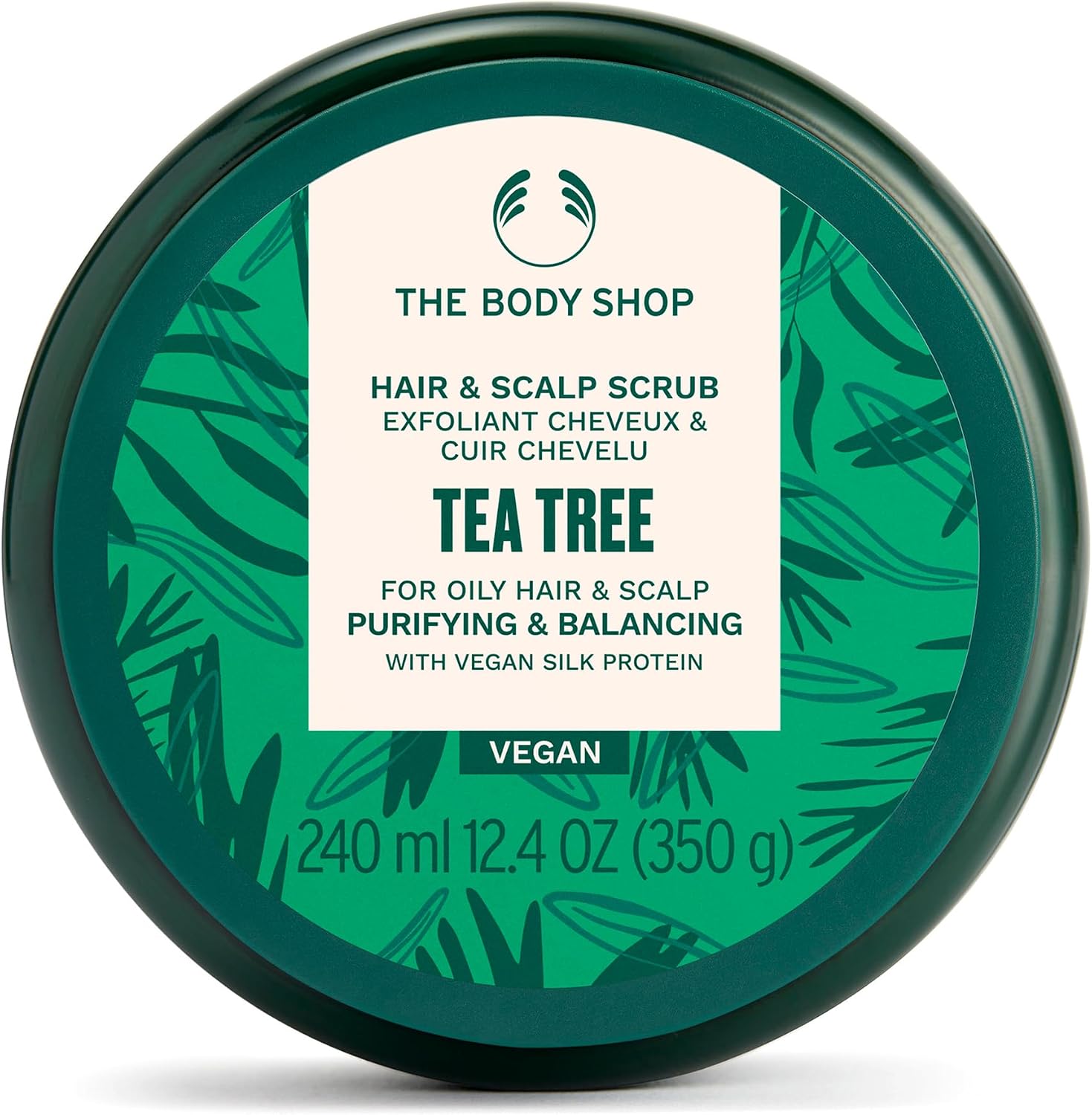 The Body Shop Çay Ağacı Arındırıcı ve Dengeleyici Saç ve Saç Derisi Ovma Vegan ipek Protein 240ml