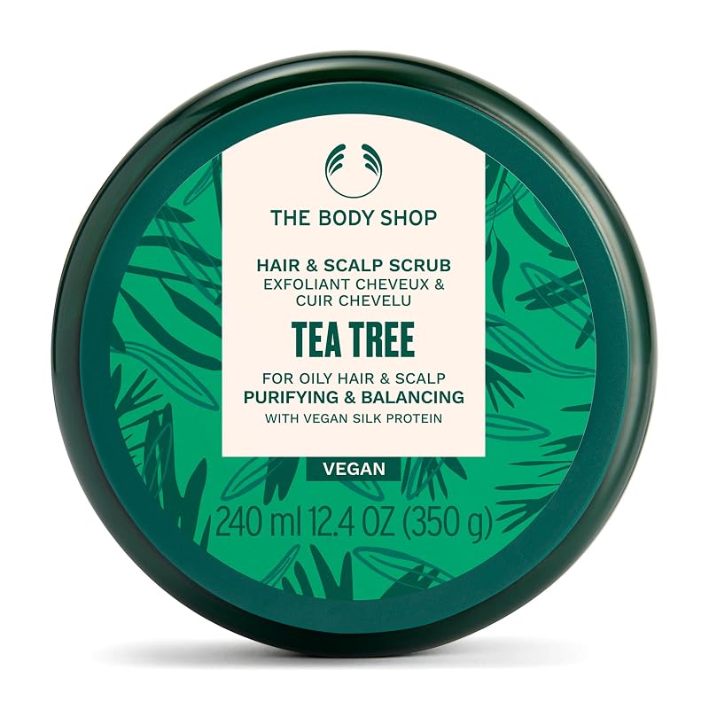 Esfoliante para Cabelo e Couro Cabeludo Tea Tree The Body Shop, 12,4 oz