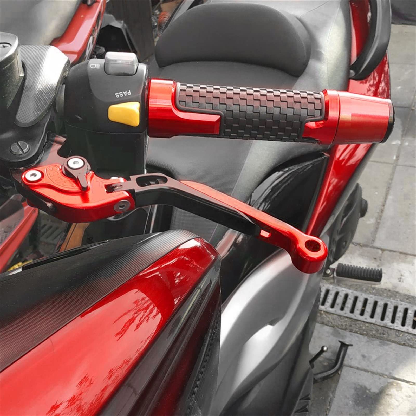 Blocco Leva Del Freno Moto Blocco Leva Freno Manubrio Moto Universale In Lega Di Alluminio Cnc Per Veicoli Di Sicurezza Nero 90092335 Blocca Leva Freno Auto - 3