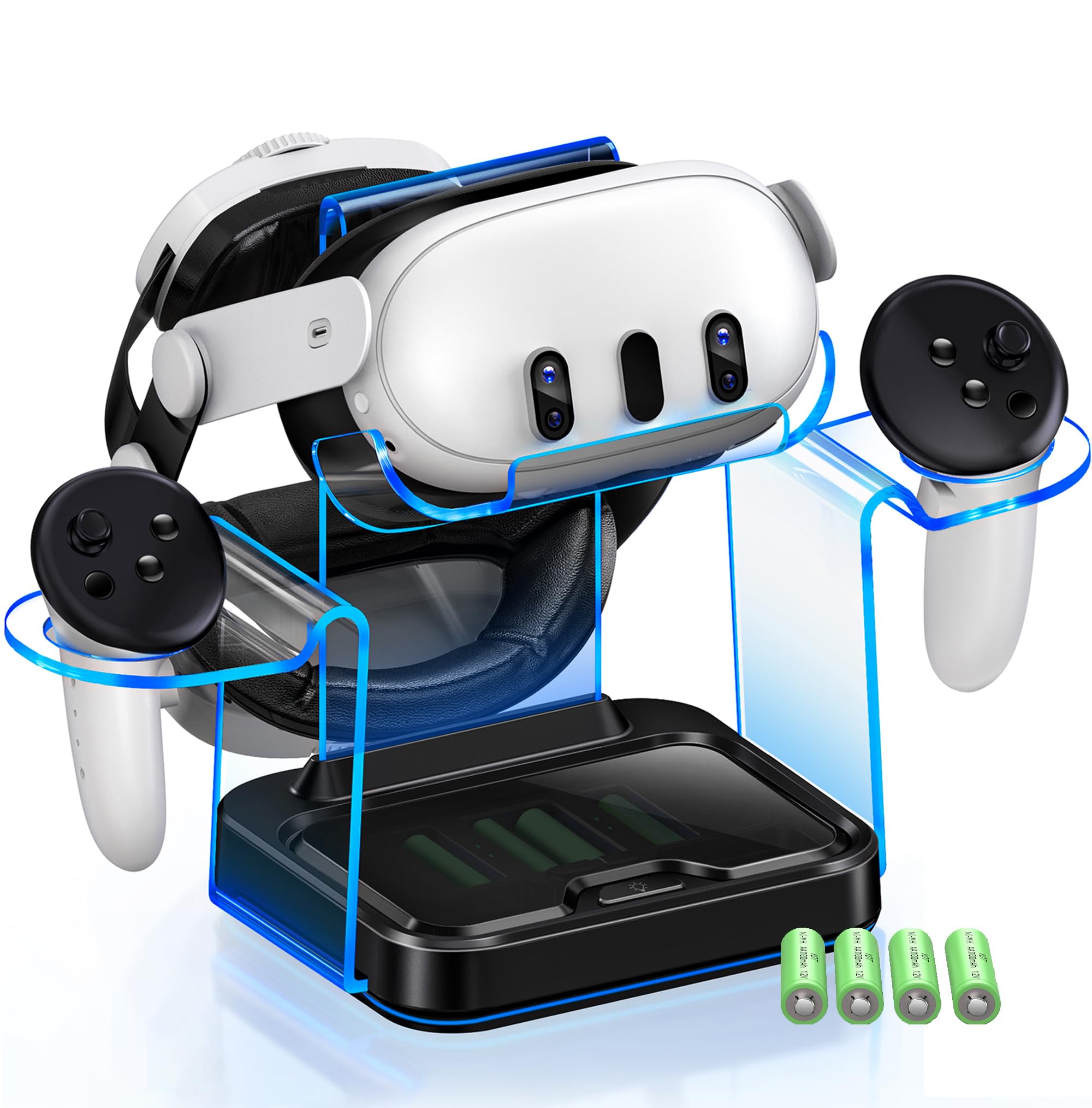 Amazon.co.jp: Meta Quest 3 / 3S / 2用充電ドック 4つの充電式
