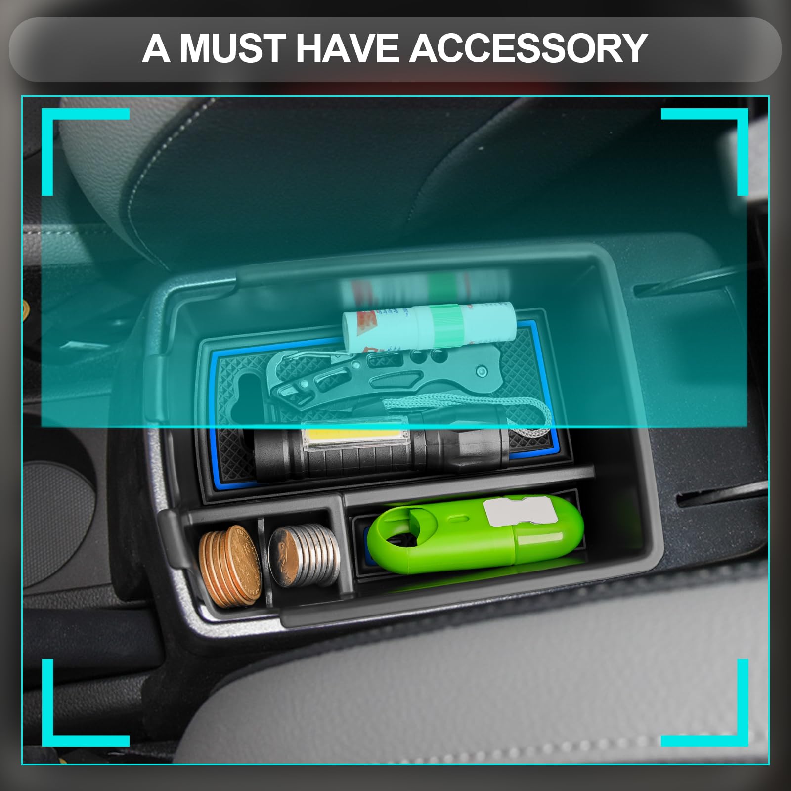 CDEFG Organizer voor middenconsole, compatibel met VW UP GTI