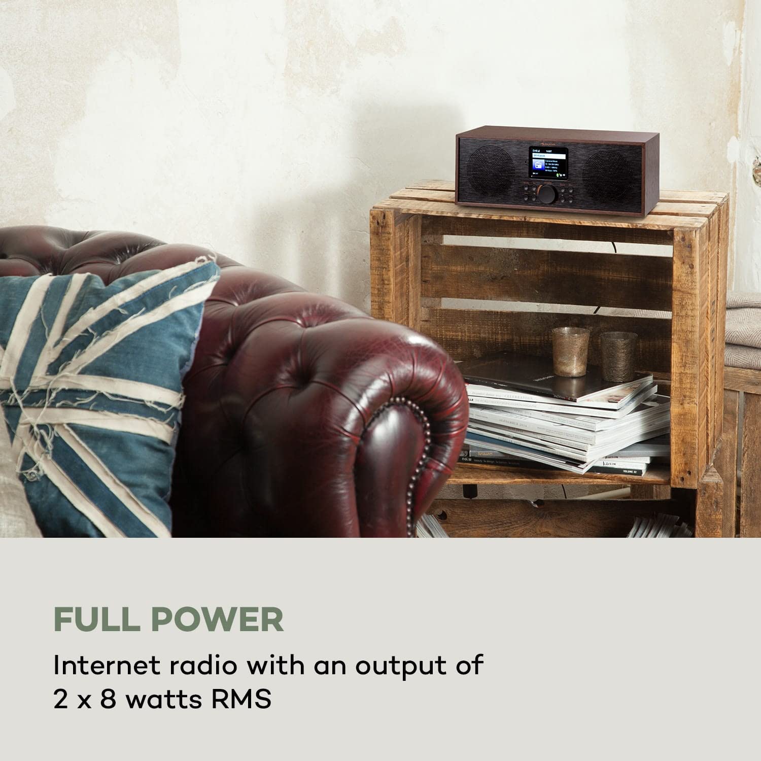 Auna Silver Star Chef, konyhai rádió, 20 W max., CD, BT, USB, internet/DAB / FM, fehér
