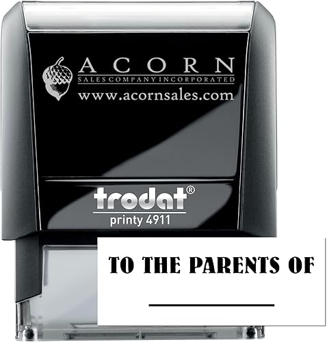 Miniatura 5 de Sello escolar – Tinta negra autoentintada para los padres del sello, ideal para profesores de educación especial, herramienta de comunicación