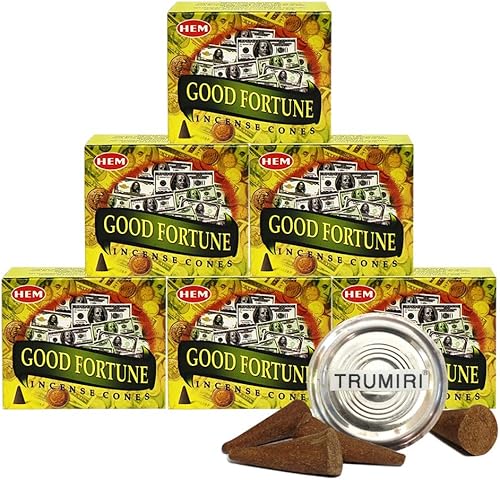 Vista 76 de TRUMIRI Paquete de soporte para cono de incienso con dobladillo de conos de incienso de copal, paquete de 6 (aproximadamente 60 conos)
