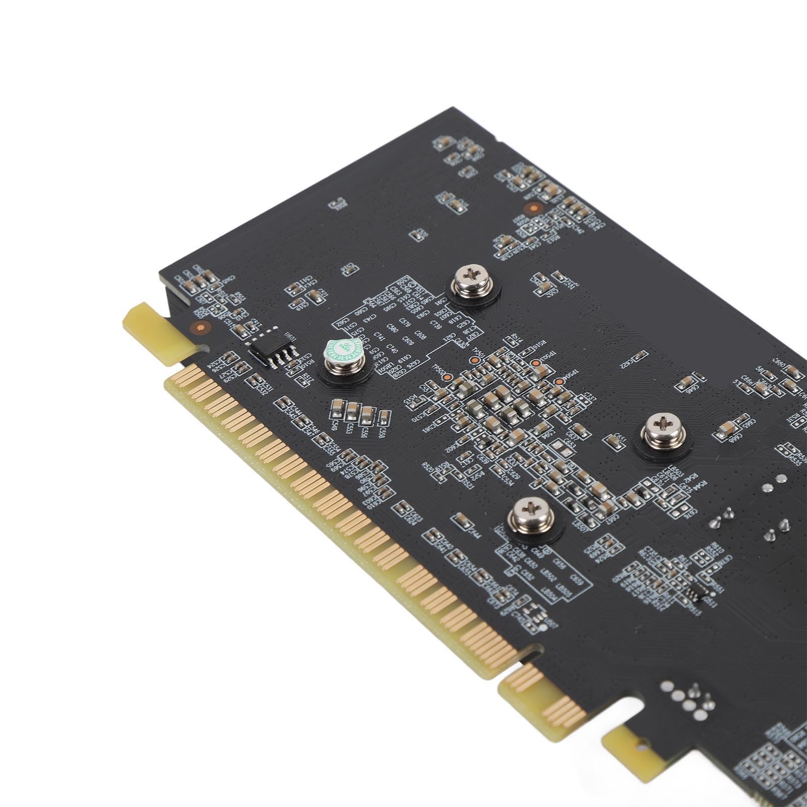 Scheda Grafica GT740, Memoria DDR3 da 4 GB a 128 Bit, Interfaccia Multimedia DVI VGA HD, Scheda Video del Computer PCI E 3.0 X16 con Fan
