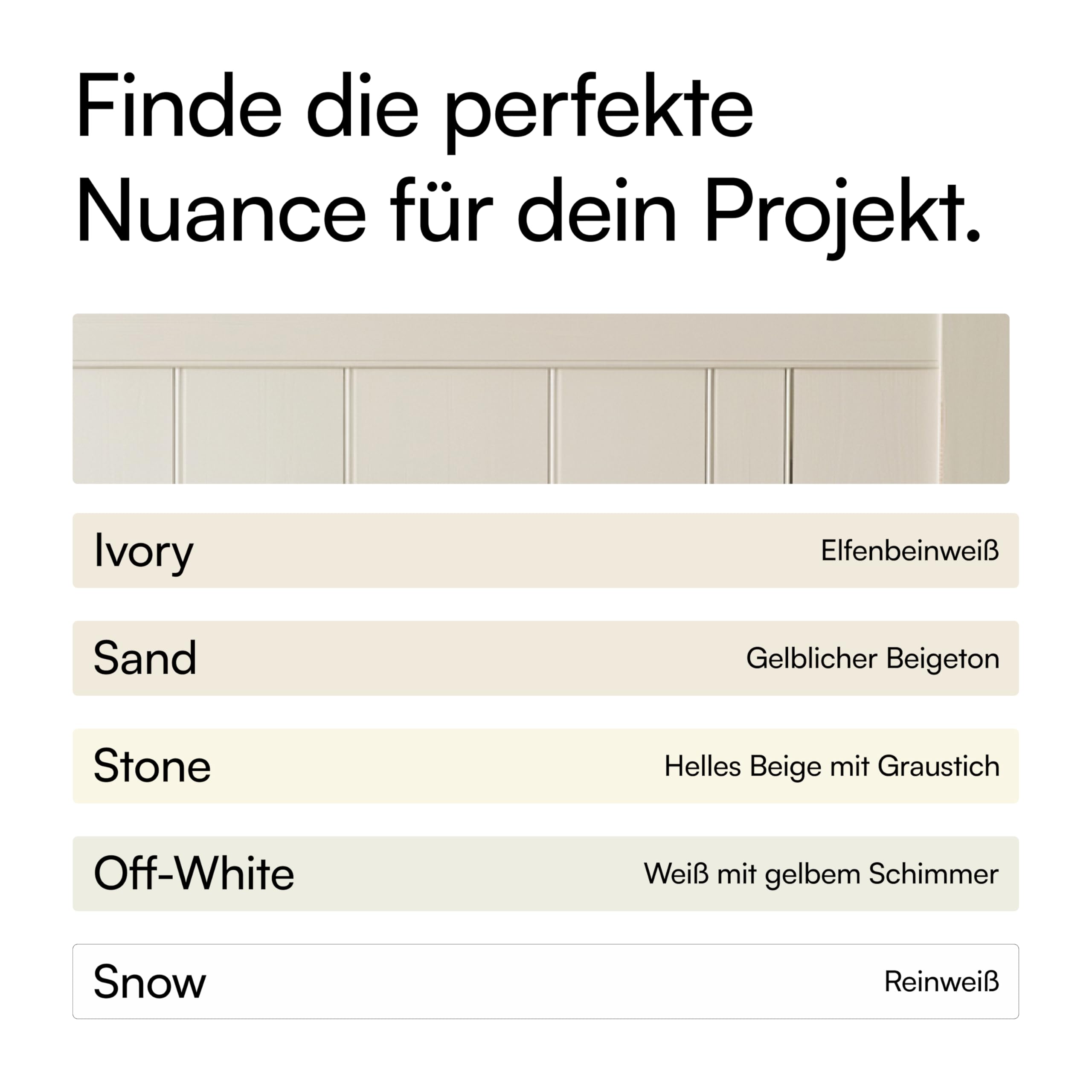 shelfmade Kreidefarbe beige - Elfenbein - Holzfarbe DIY - Holz - Chalk Paint für Möbel matter Look - Holzlack matt
