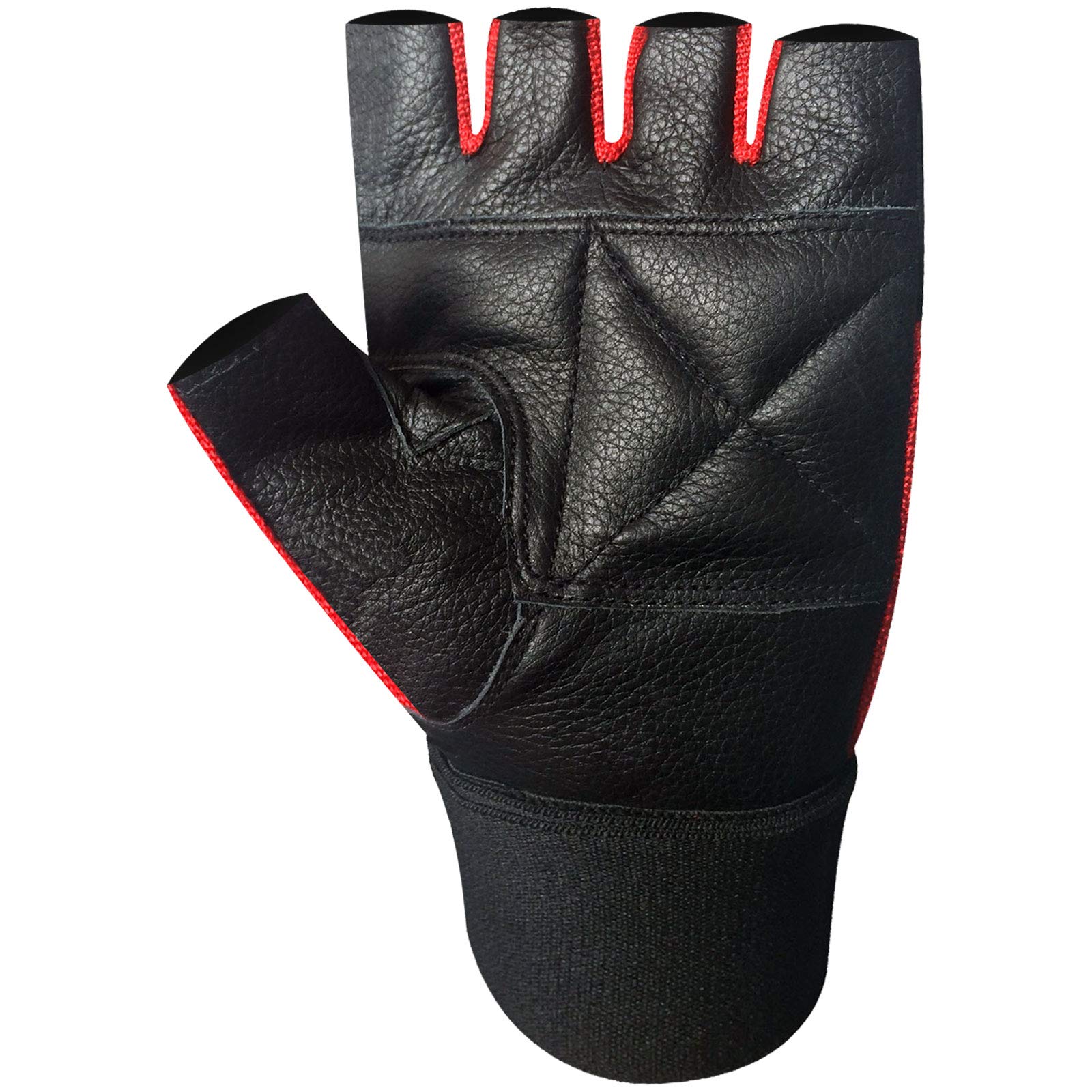 Nuovo Prime Leather Guanti Imbottito Sollevamento Pesi Polso - Foto 11