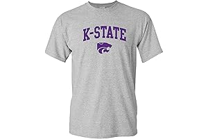 Kansas State Wildcats NCAA Arch Logo Team Color T Shirt