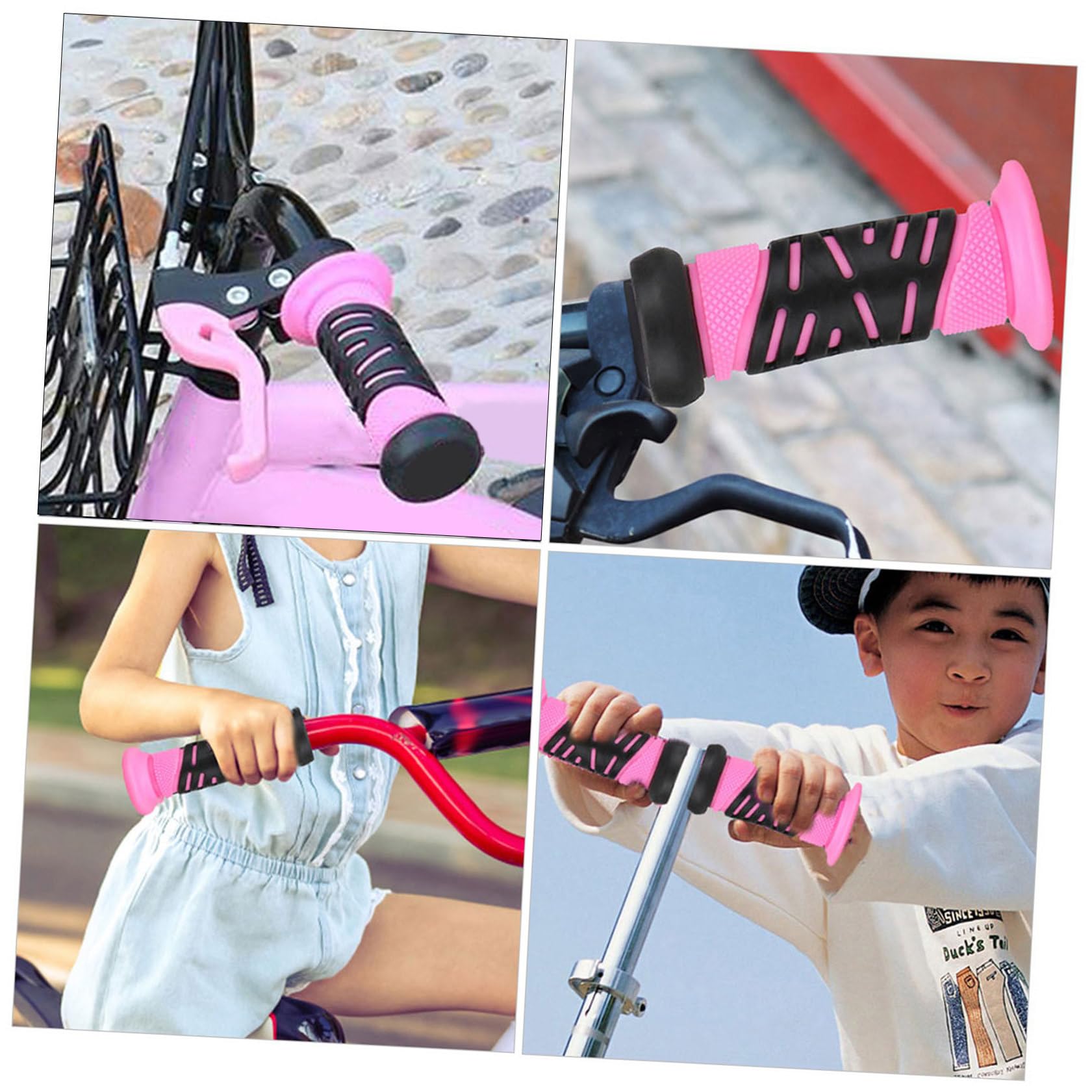 BESPORTBLE 3 Paia - Impugnature per Manubrio per Bambini in Gomma Morbida per Monopattino Manubrio per Bici per Bambini