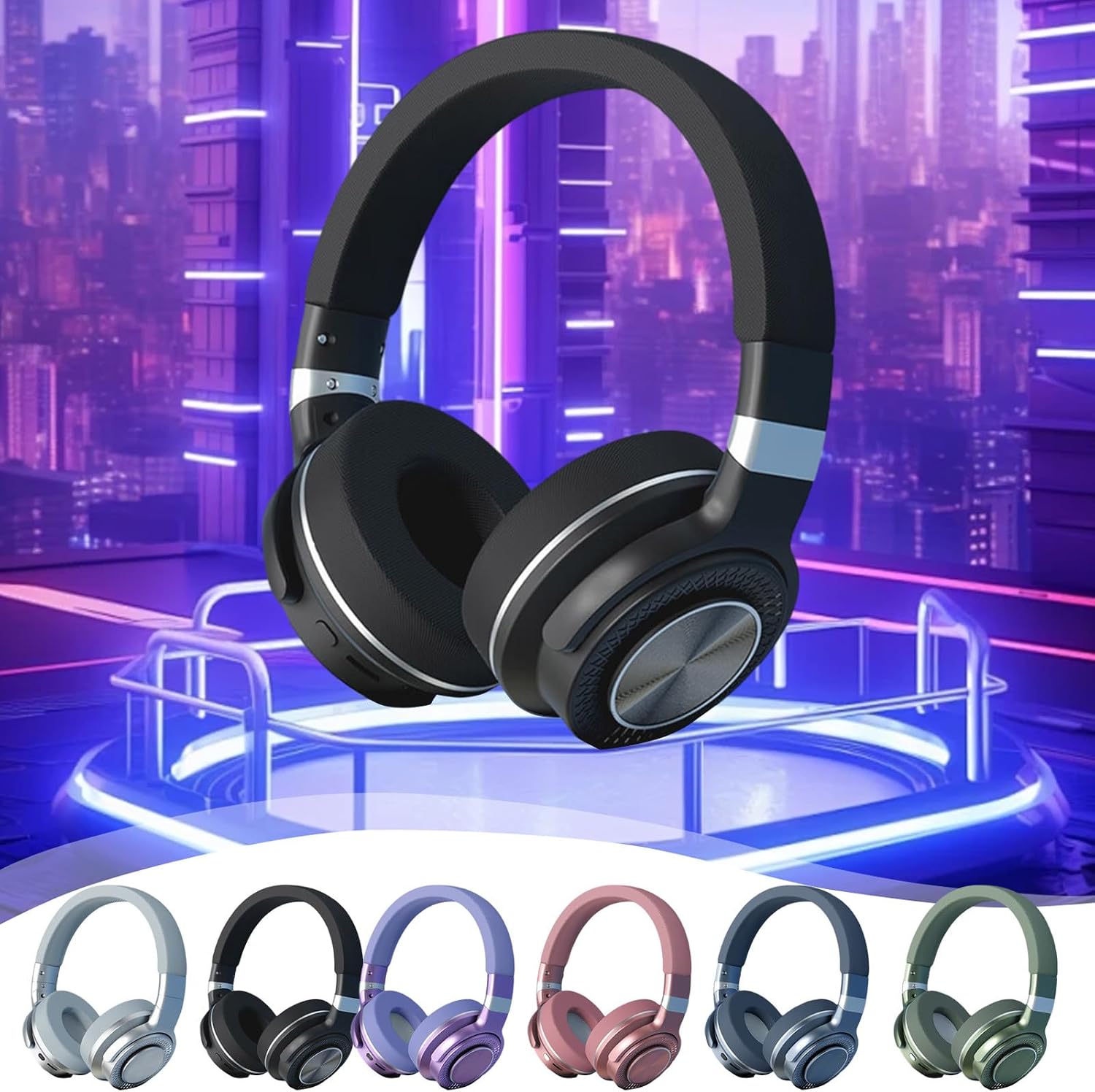 Bluetooth Headphones Over Ear, Prime of Day Deals Today