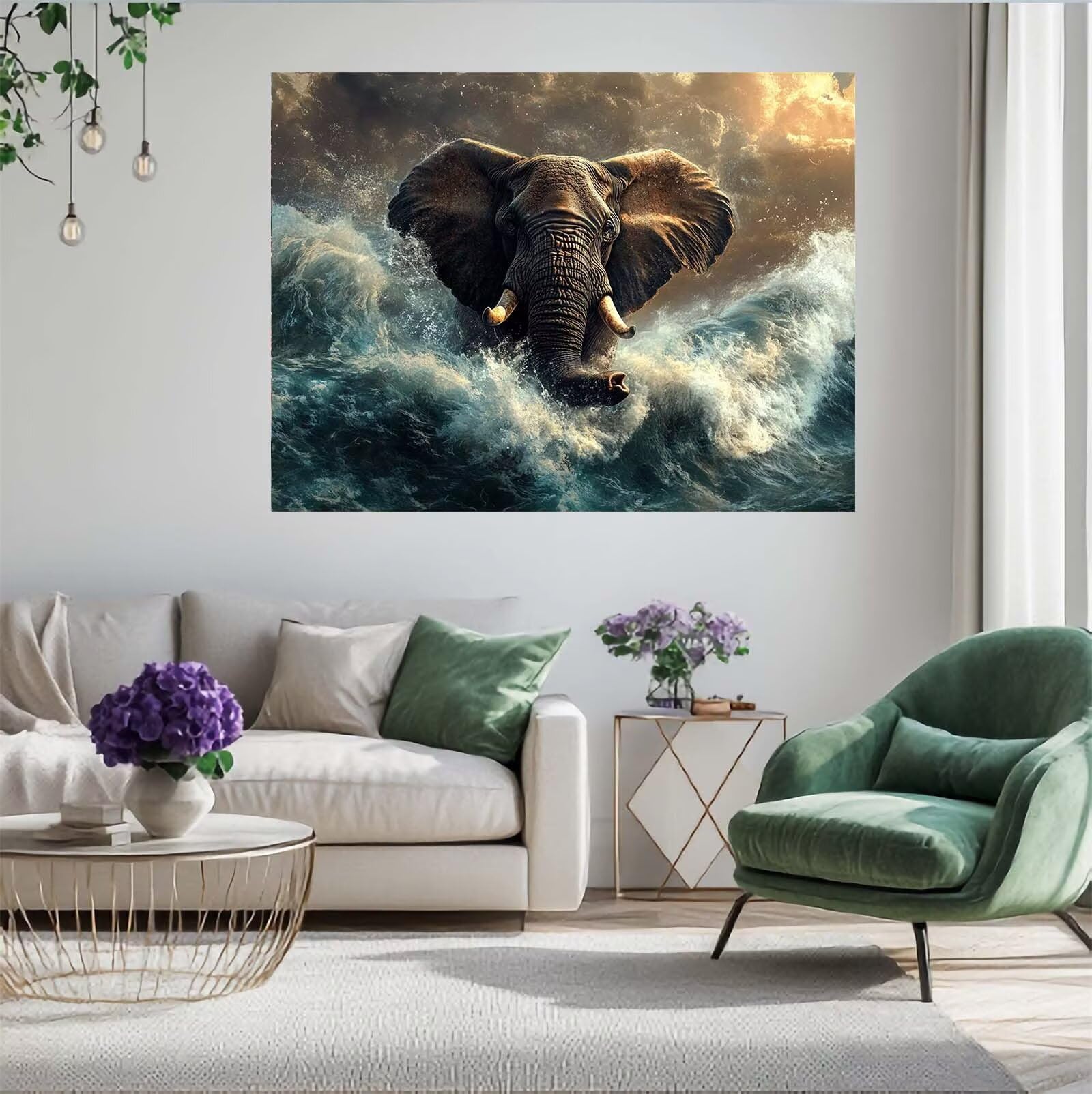 Puzzle słoń, 1500 elementów, puzzle ze zwierzętami, dla dorosłych, z pudełkiem na prezent, "zrób to sam", duże drewniane puzzle dla dorosłych, gra zręcznościowa dla całej rodziny, prezenty dla kobiet