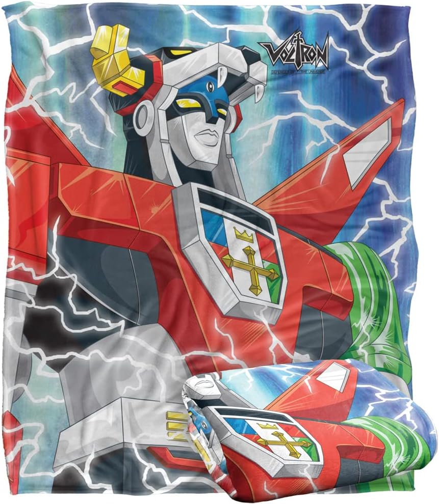 Voltron Lightning Combine Officially Licensed Silky Touch Super Soft Throw Blanket 50" x 60"