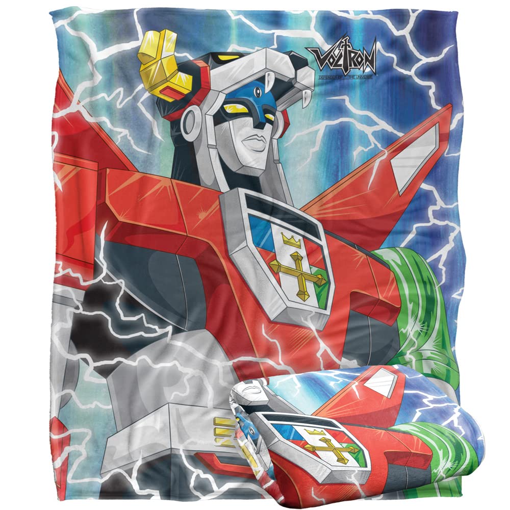 Voltron Lightning Combine Officially Licensed Silky Touch Super Soft Throw Blanket 50" x 60"