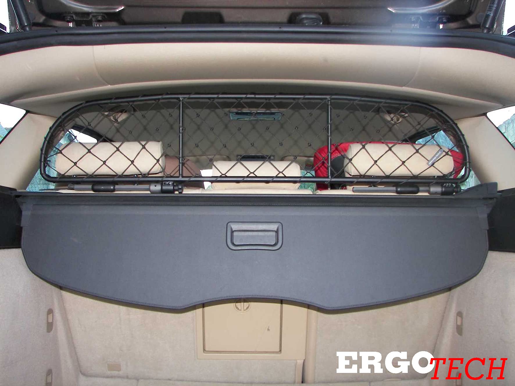 ERGOTECH Divisorio Griglia Rete Divisoria per Alfa Romeo 159, Trasporto Cani e Bagagli