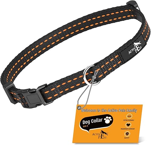 Active Pets Collar de liberación rápida, collar transpirable para perros, collares para perros machos, collares para perros hembras, collares para