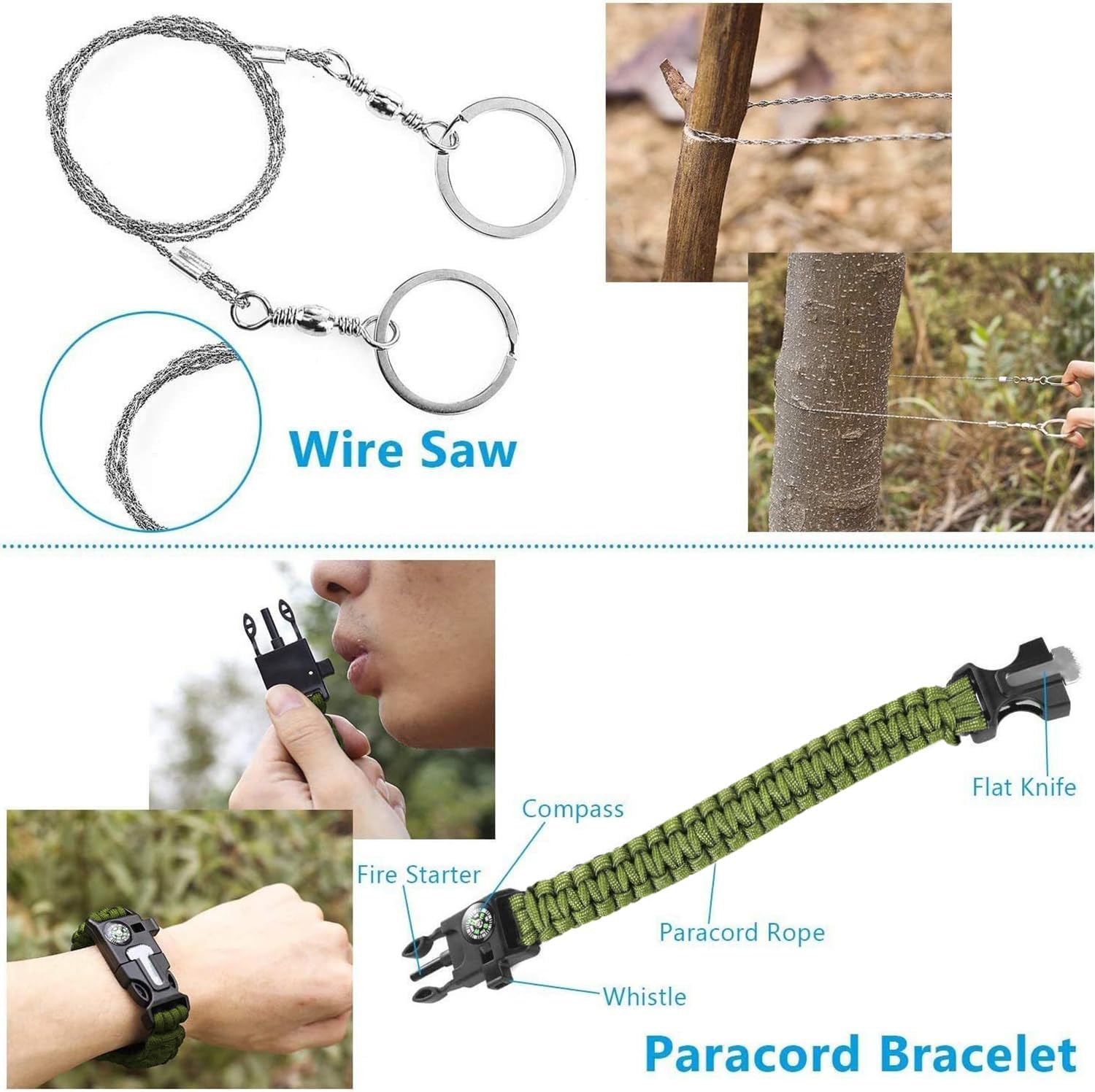 Survival Kit Advent Calendar for Teen Adult, 24 Days Christmas Countdown Calendar with Cool Gadgets for Camping, Fishing, Hunting, 2025 Xmas Holiday Surprise Gift for Outdoor Enthusiasts - Image 4