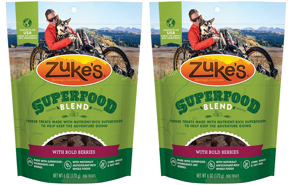 Zukes Super Berry Blend Treats - 6 oz (Pack of 2)