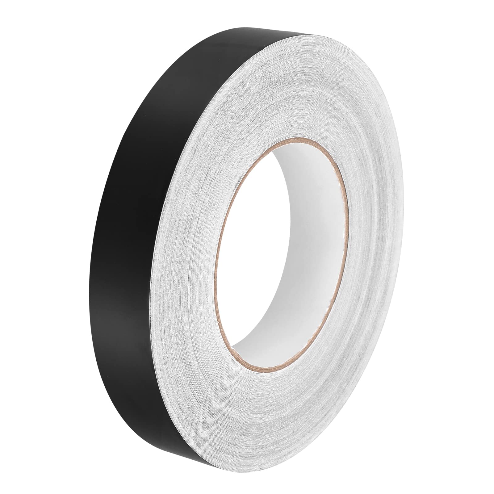 uxcell 0.98 Inchx164 Ft Foil Self Adhesive Tile Sticker Decoration Gap Sealing Tape Strip Waterproof Self-Adhesive Floor Crevice Line Sticker for Wall, Cabinet, Kitchen, Black