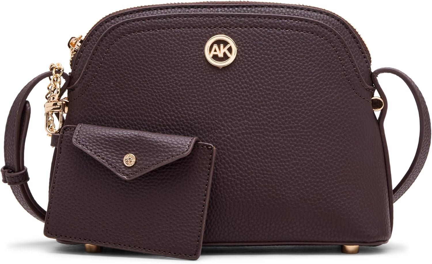 ANNE KLEIN WOMENS DOME CROSSBODY WITH DETACHABLE CARD CASE