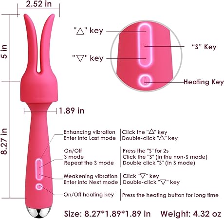SVAKOM Emma Vibrador Rabbit recargable estimulador para mujer ...