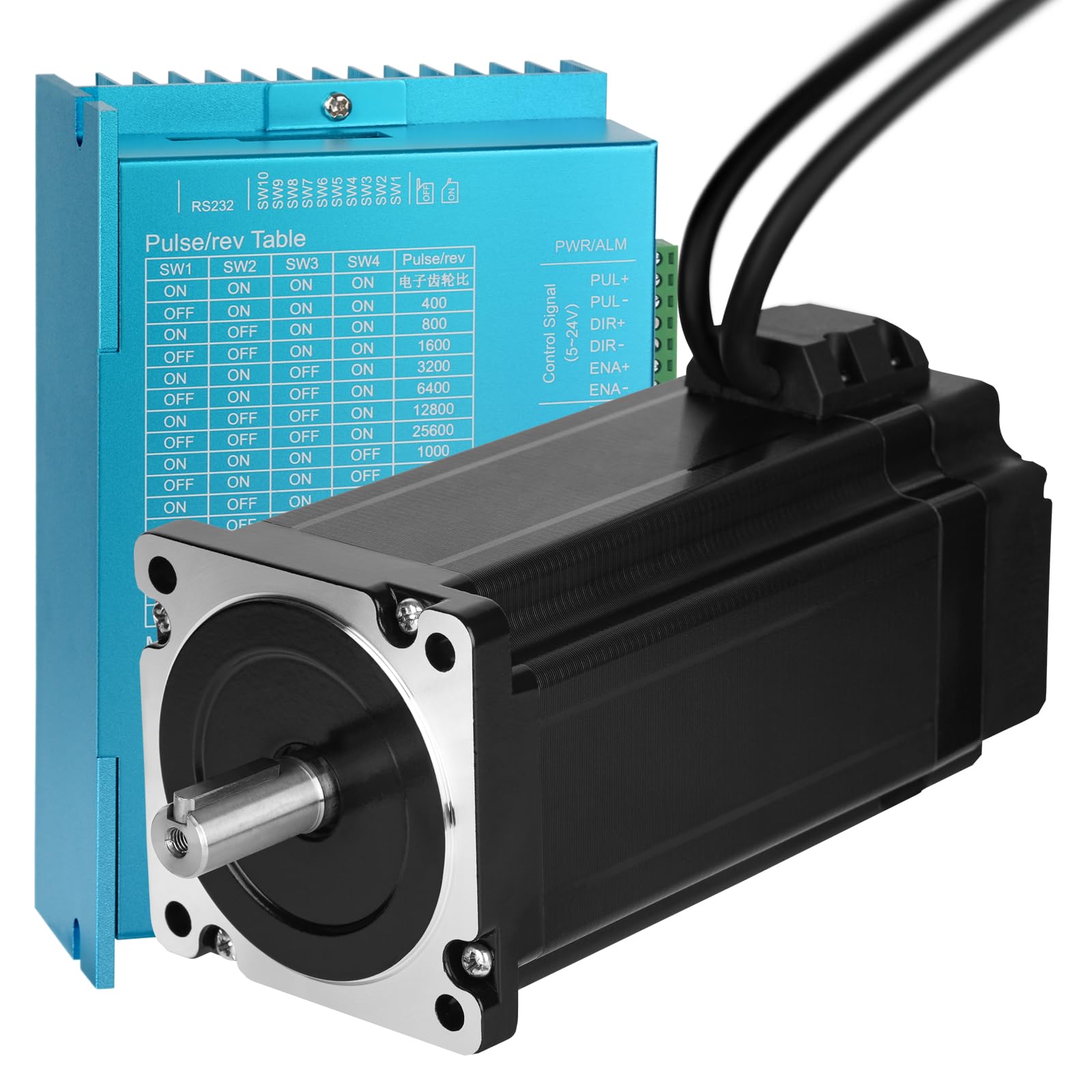 Amazon.com: YEJMKJ Nema 34 Closed Loop Stepper Motor Kit 156MM