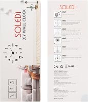 SOLEDI 3D falióra matrica szett DIY dekoráció otthonhoz irodához 9