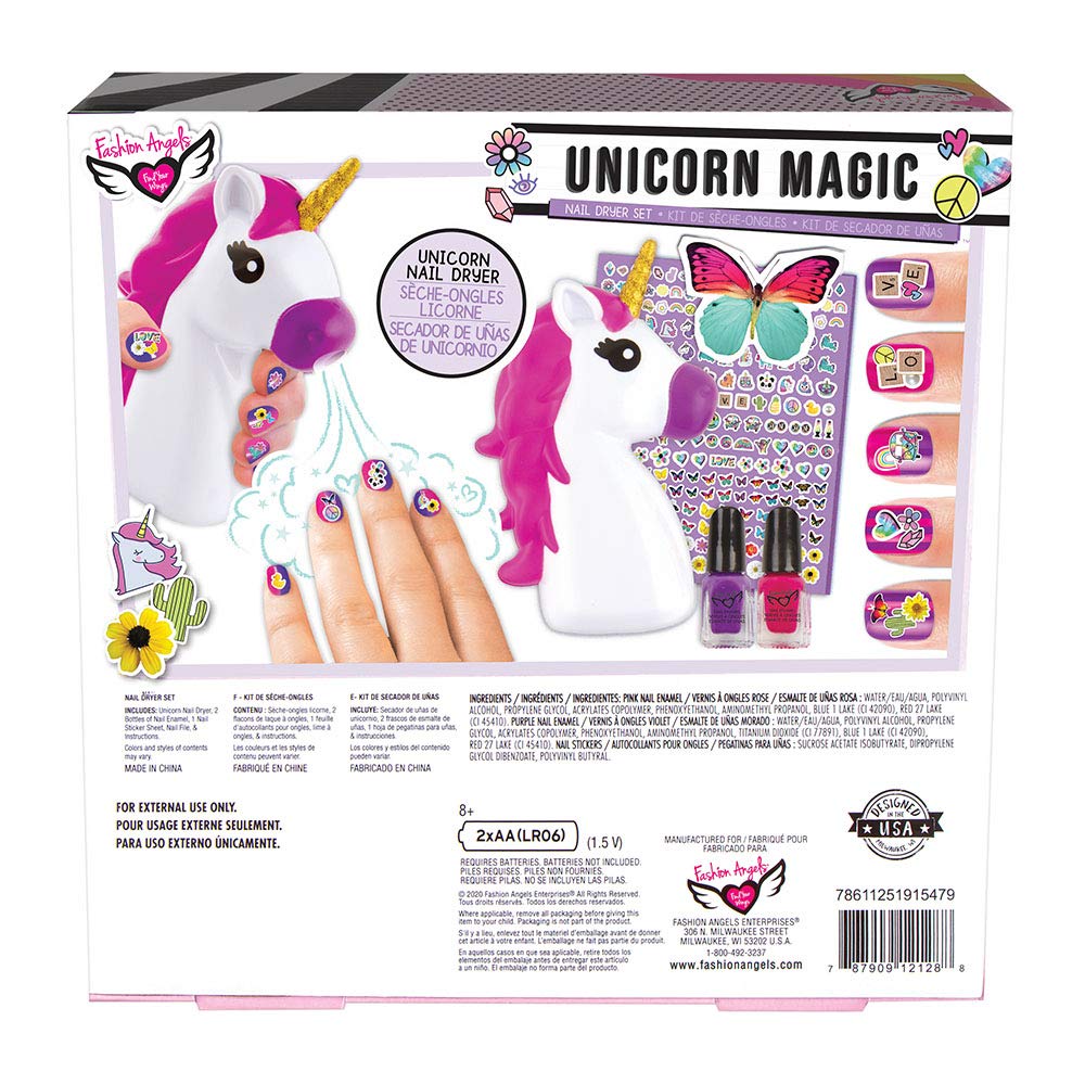 Amazon.com: Fashion Angels Unicorn Magic Nail Kit with Nail Polish