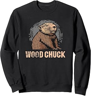 Pretty Woodchuck Costume for Funny Boys and Girls Sweatshirt