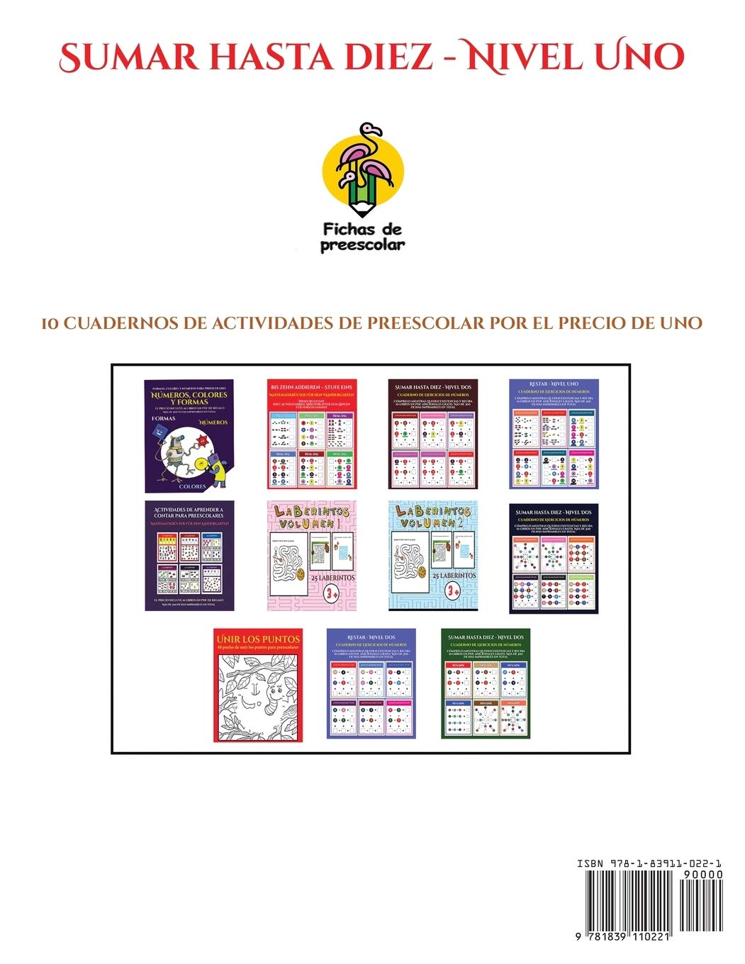 Libros para bebés (Sumar hasta diez - Nivel Uno): Cómprelo mientras queden existencias y reciba 12 libros en PDF adicionales gratis. Más de 300 fichas imprimibles en total: 9