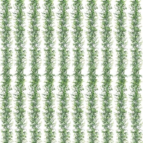 10 Pack Eucalyptus Garland 60Ft Artificial Vines Fake Greenery Garland