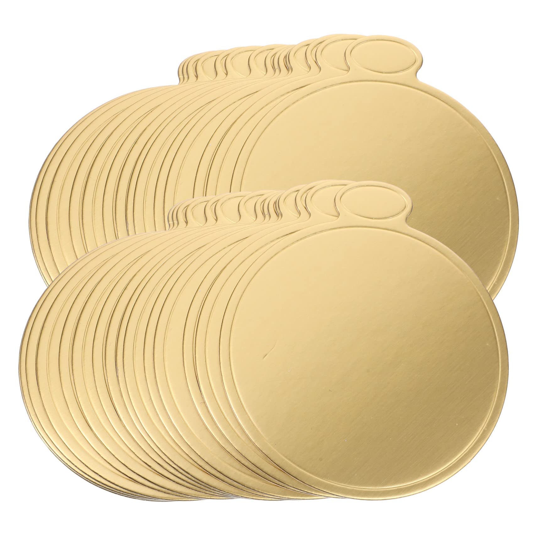 Zerodeko 100Sheets Mousse Cake Bases Mini Cake Boards for Parties Weddings and Celebrations for Desserts and Bakery Displays