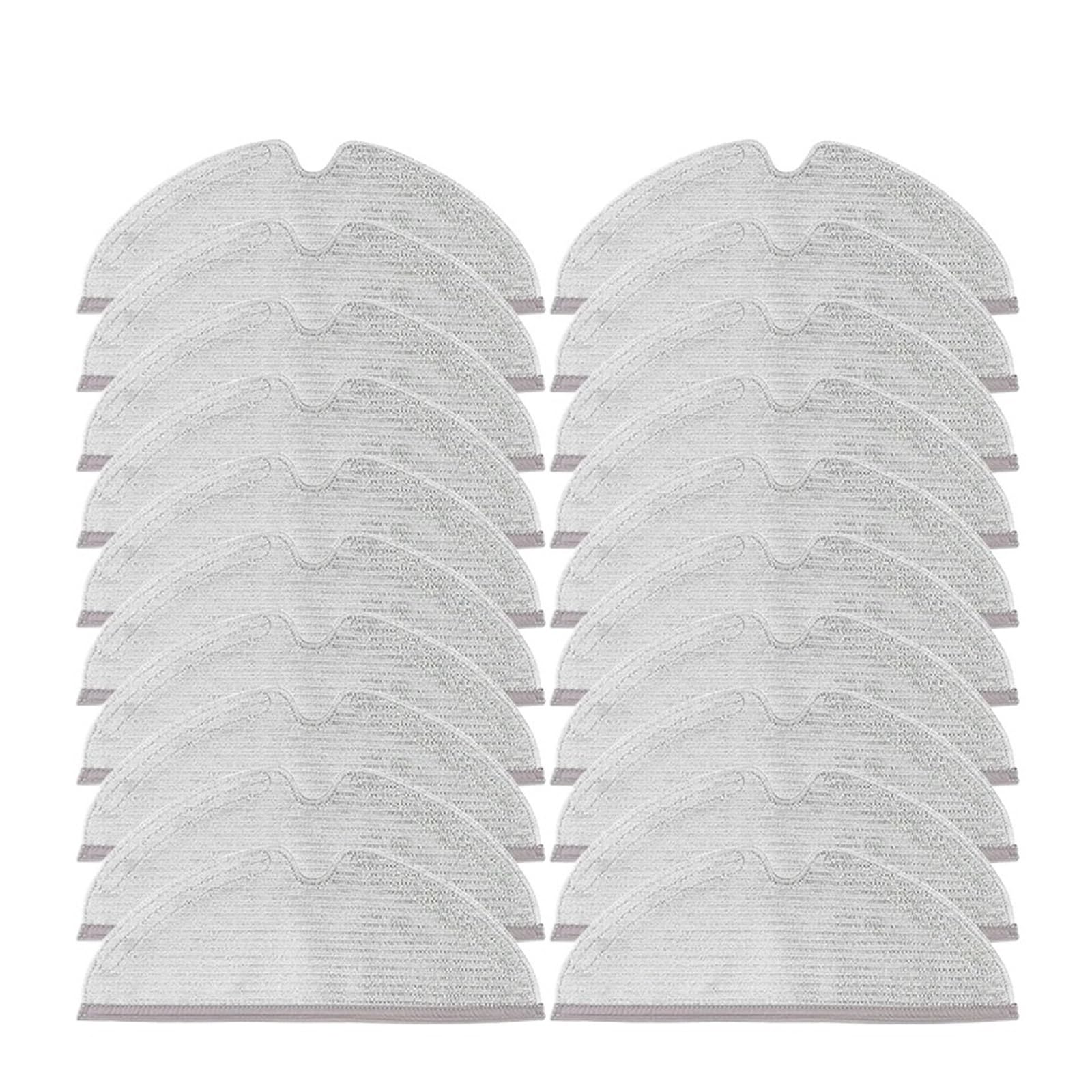 Chiffon pour Stone Q7 Max et Roborock T8 S5 - Lot de 20 serpillières lavables pour robot