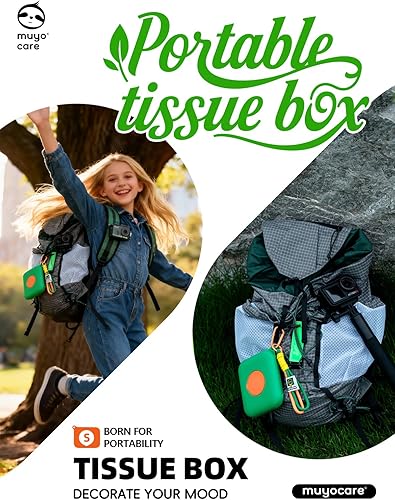 Miniatura 8 de Eraecho Caja de pañuelos portátil, dispensador de toallitas de bolsillo de tamaño pequeño, estuche de toallitas de viaje recargable para bolso y