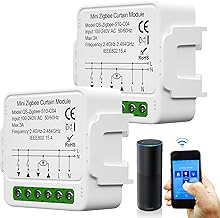 Tuya WiFi, 2 pezzi, interruttore per tapparelle, modulo 2,4 GHz, controllo smart per tapparelle, controllo app, timer per tapparelle, funzionamento con Alexa/Google Home