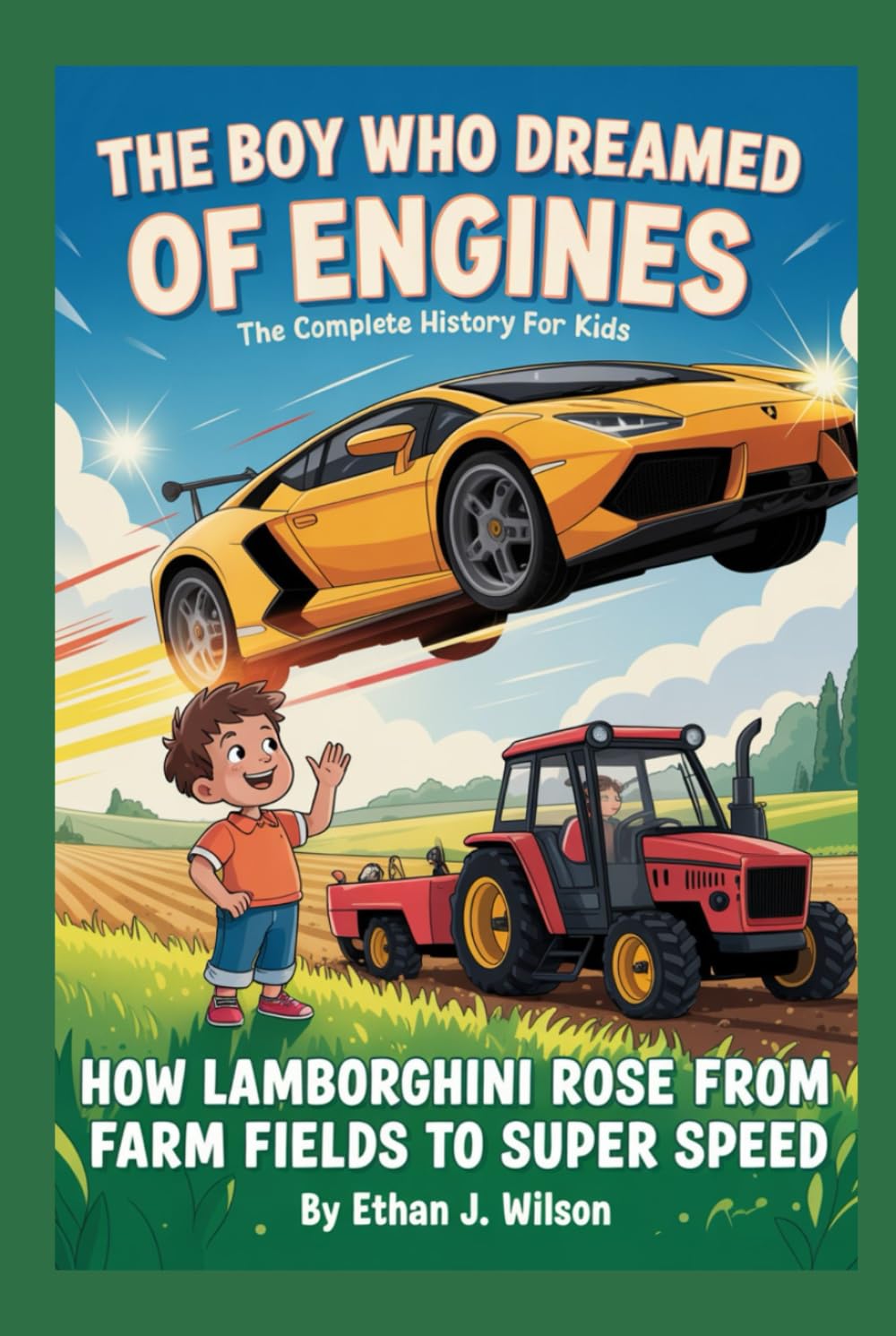 THE BOY WHO DREAMED OF ENGINES: The Complete History for Kids: How Lamborghini Rose from Farm Fields to Super Speed