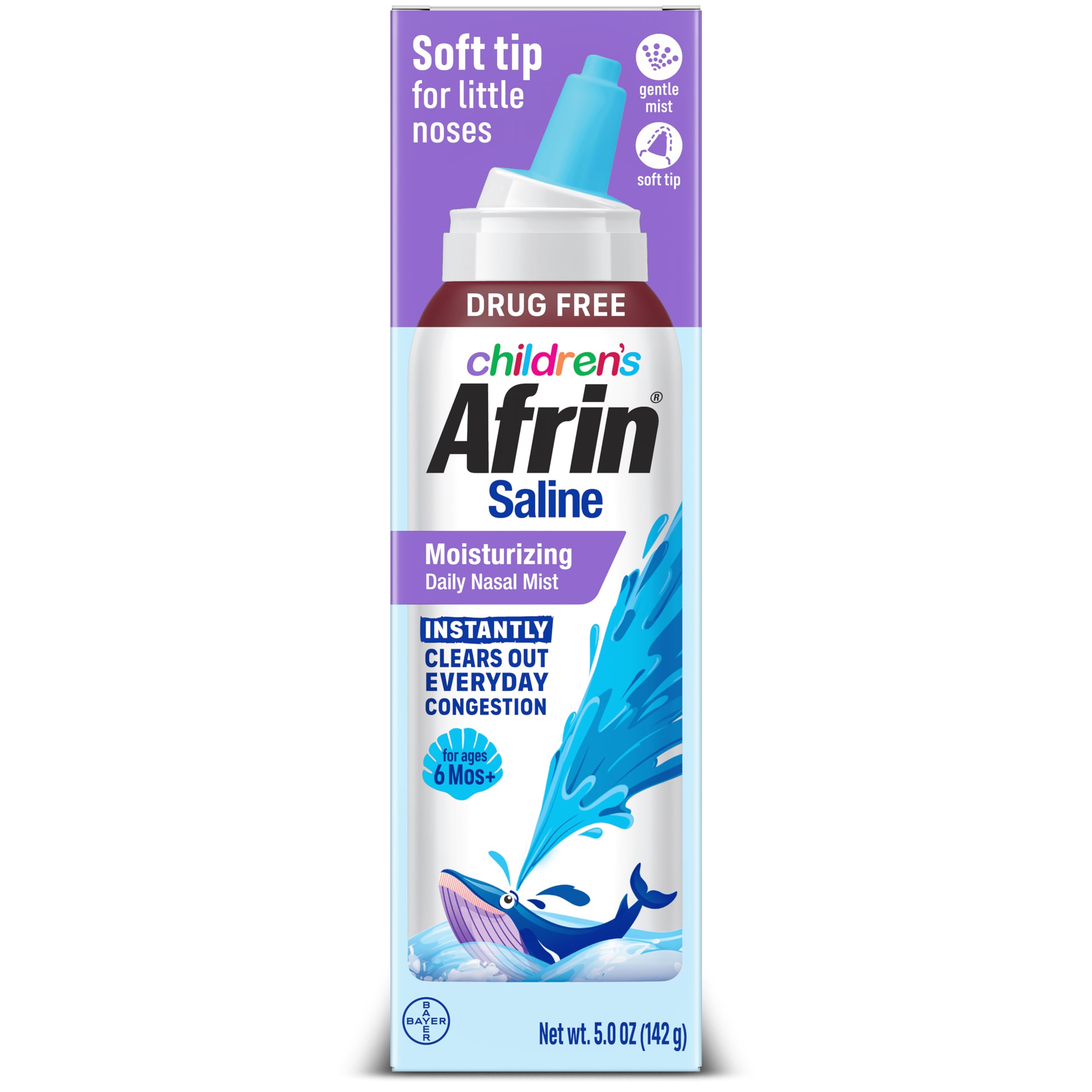 Afrin Moisturizing Children’s Saline Mist
